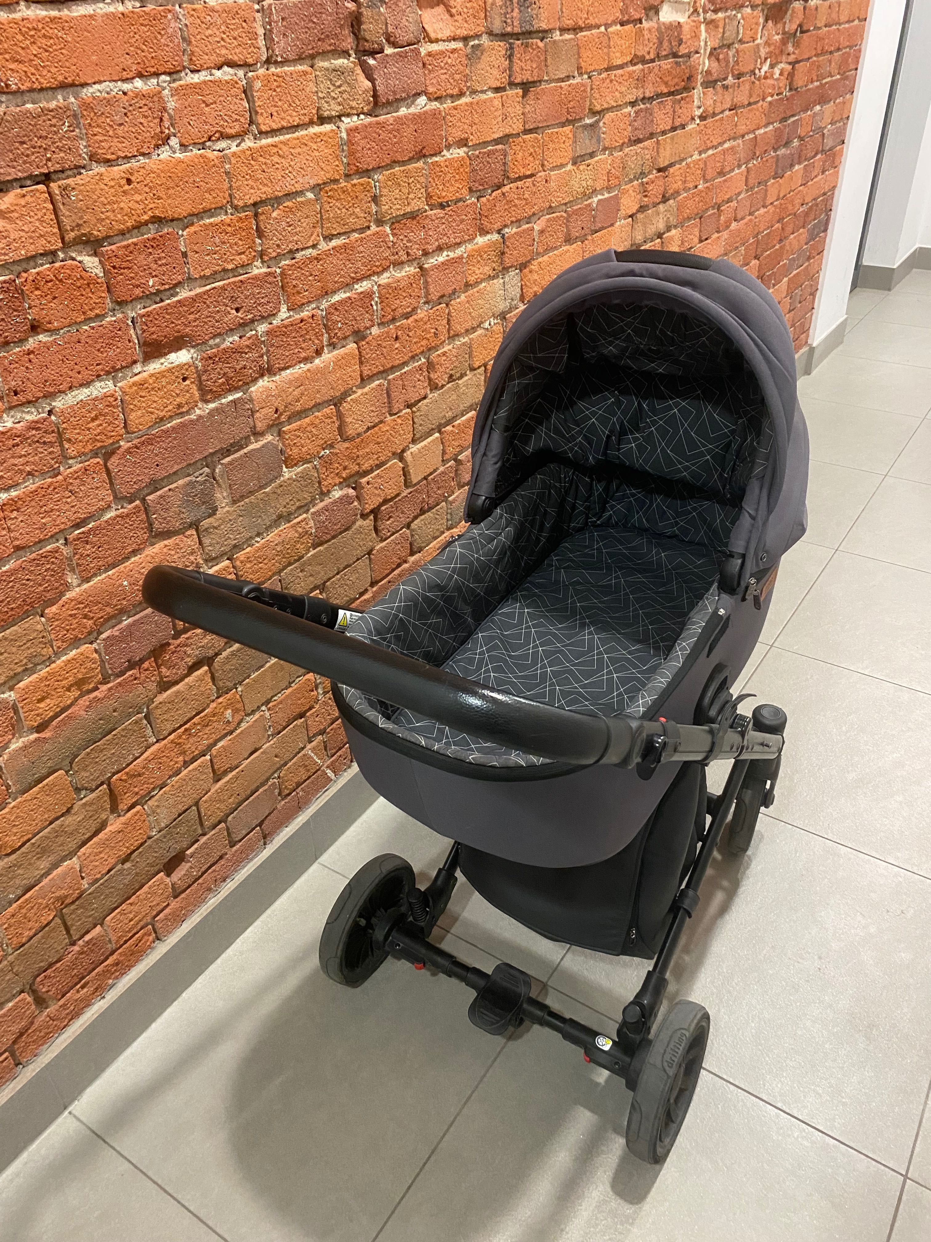 Wózek Anex e-type grafit gondola i spacerówka