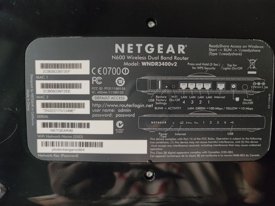 Роутер Netgear WNDR3400v2