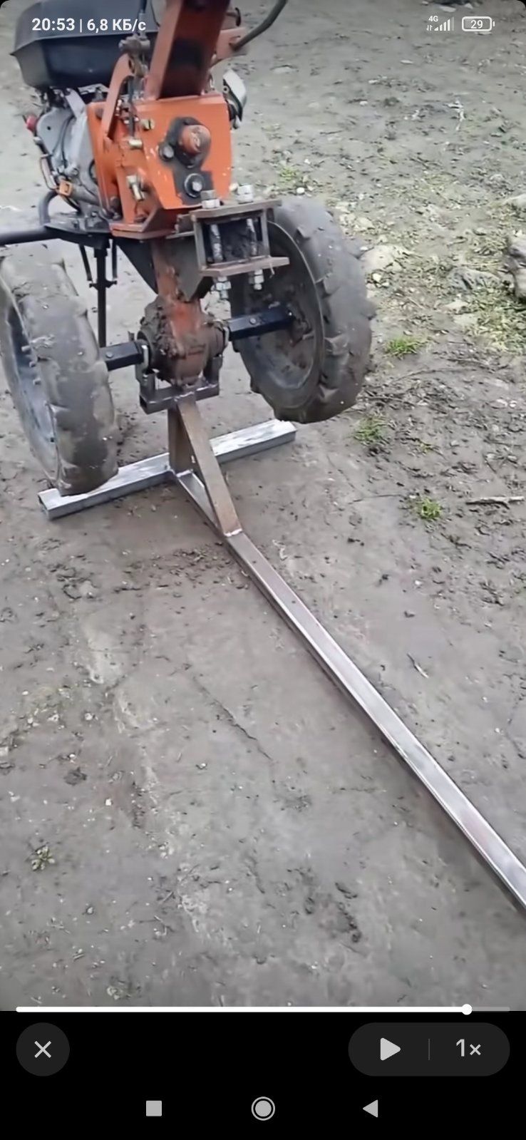 домкрат для мотоблока