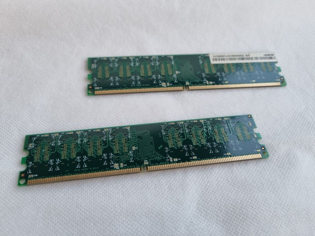 RAM DDR2 2x 512MB PC2-4300