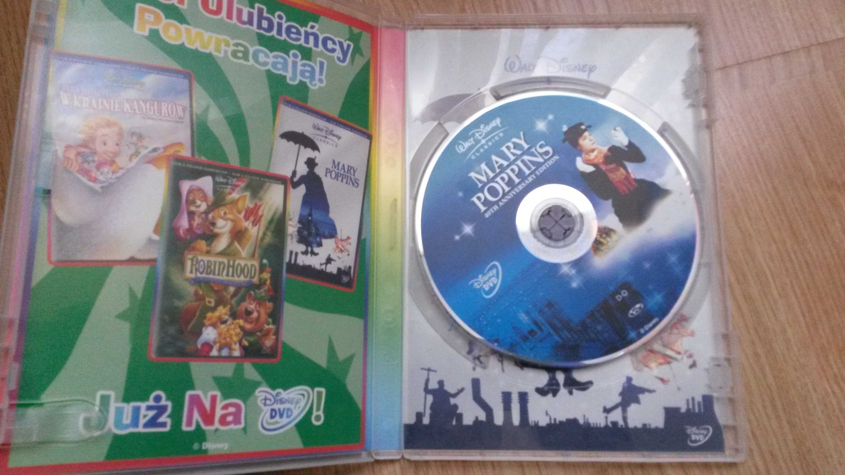 Płyta DVD bajka film dla dzieci niania Mary Poppins klasyk Walt Disney