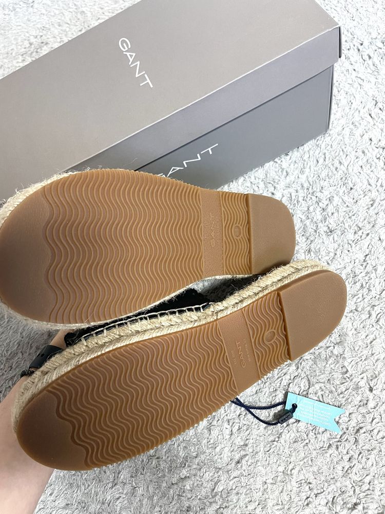 NOWE klapki espadryle letnie GANT rozmiar 38