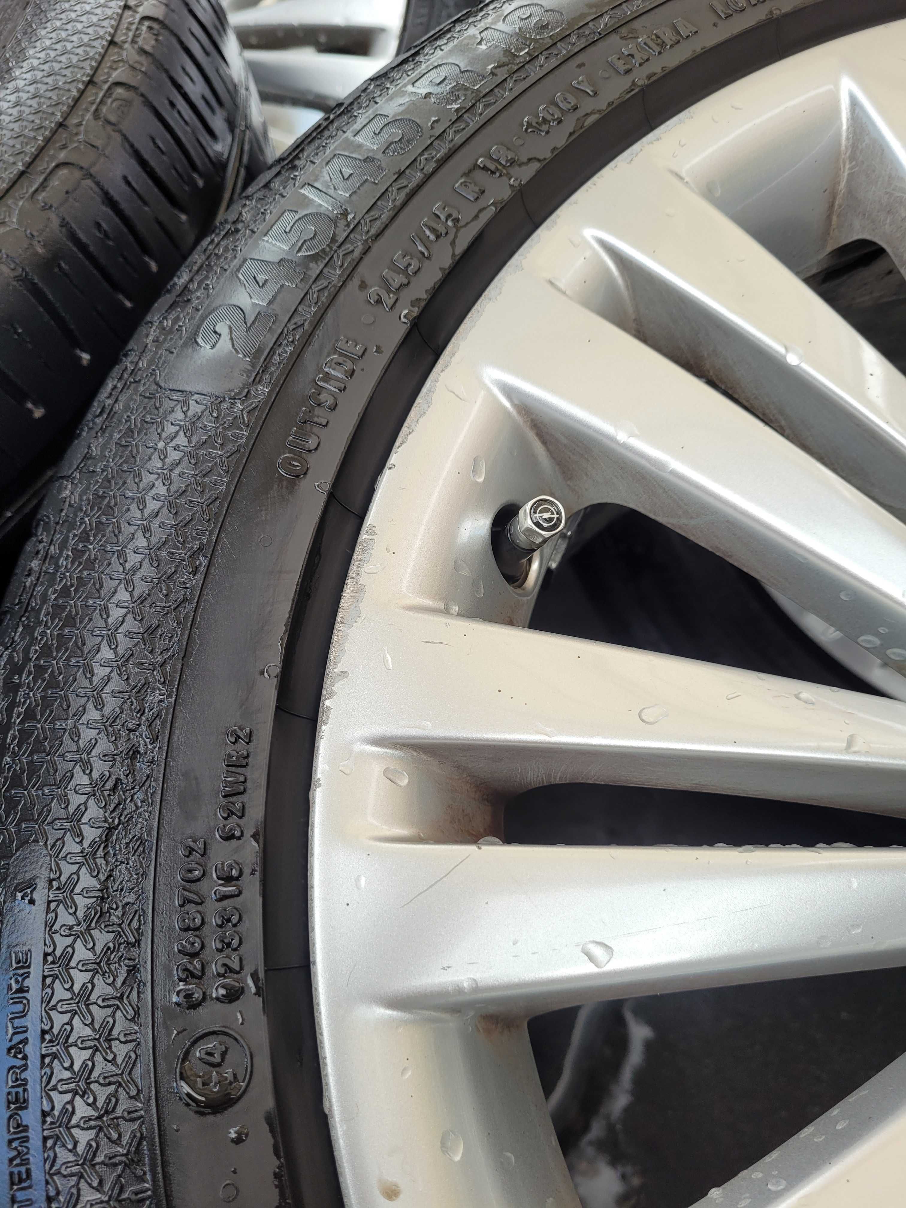 Alufelgi R18 5x120 Opel Insignia z oponami 245/45 R18