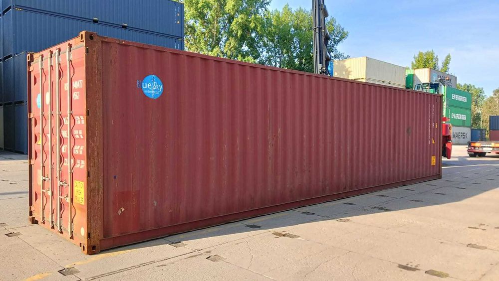 Używany kontener morski 12 metrowy 40'HC - SPRZEDAM - PZ