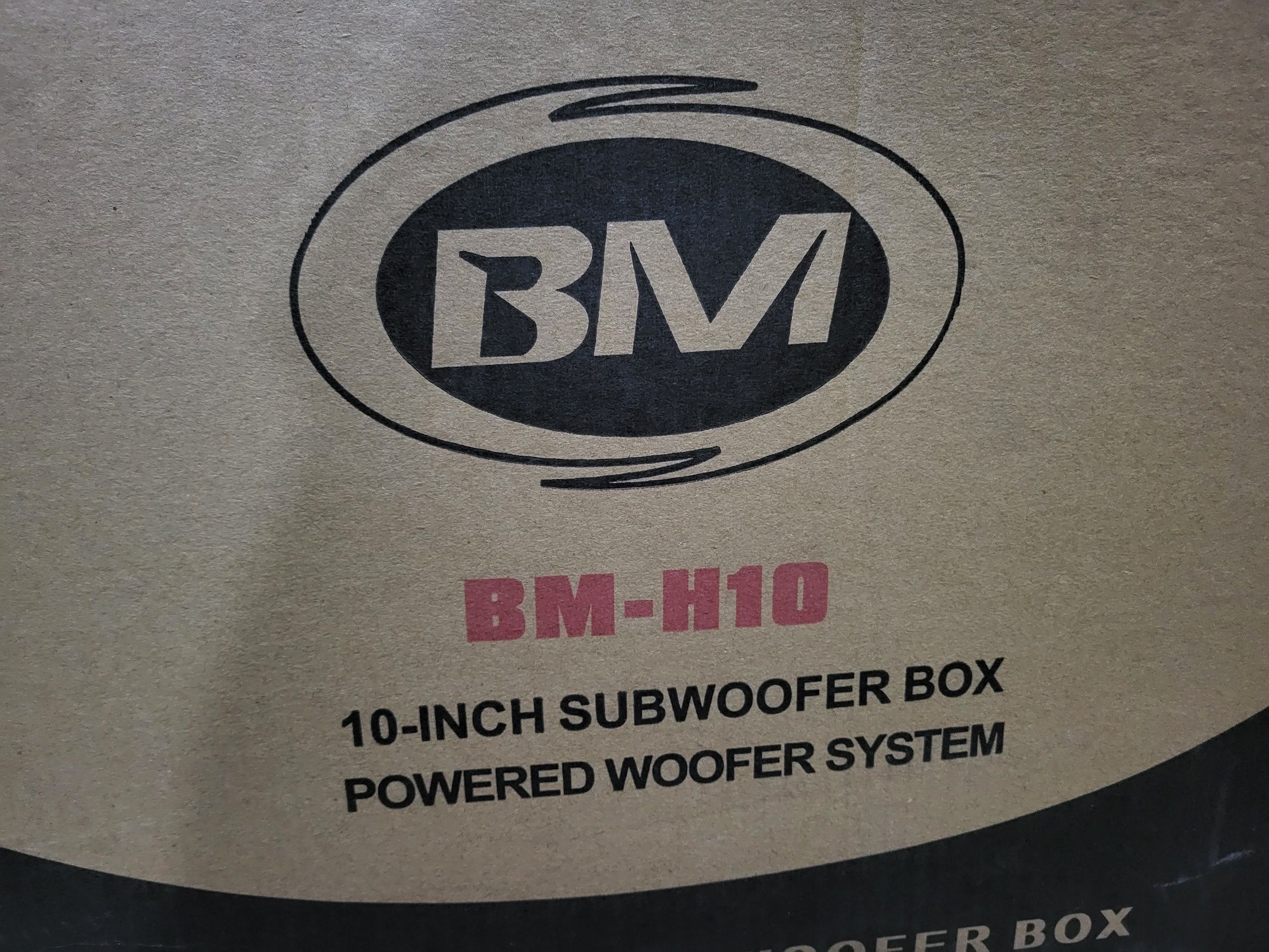 Сабвуфер активний Boschmann BM-H10, 10" , 250Вт , провода в комплекті