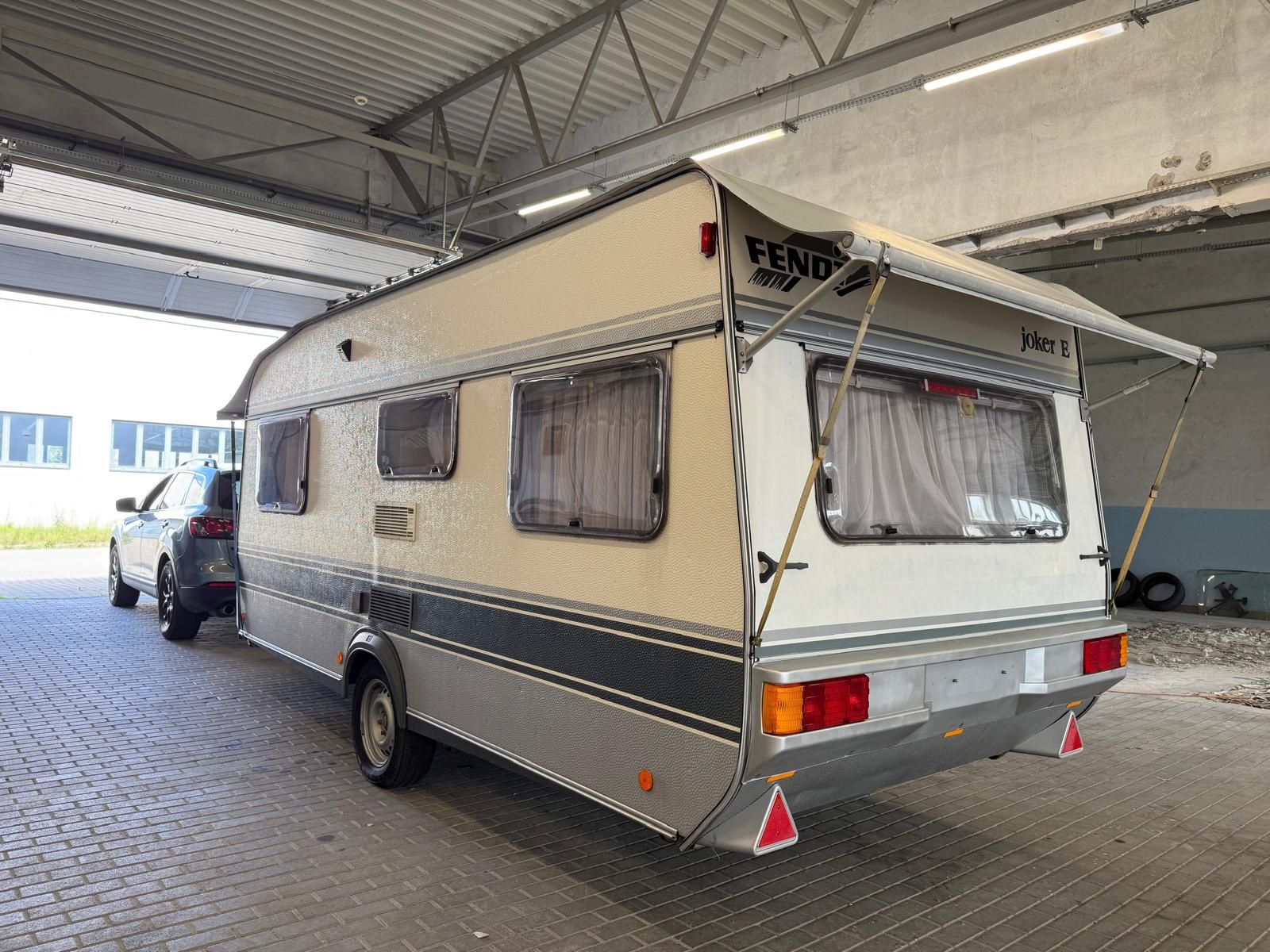 Fendt kamping TV Namiot daszek super stan