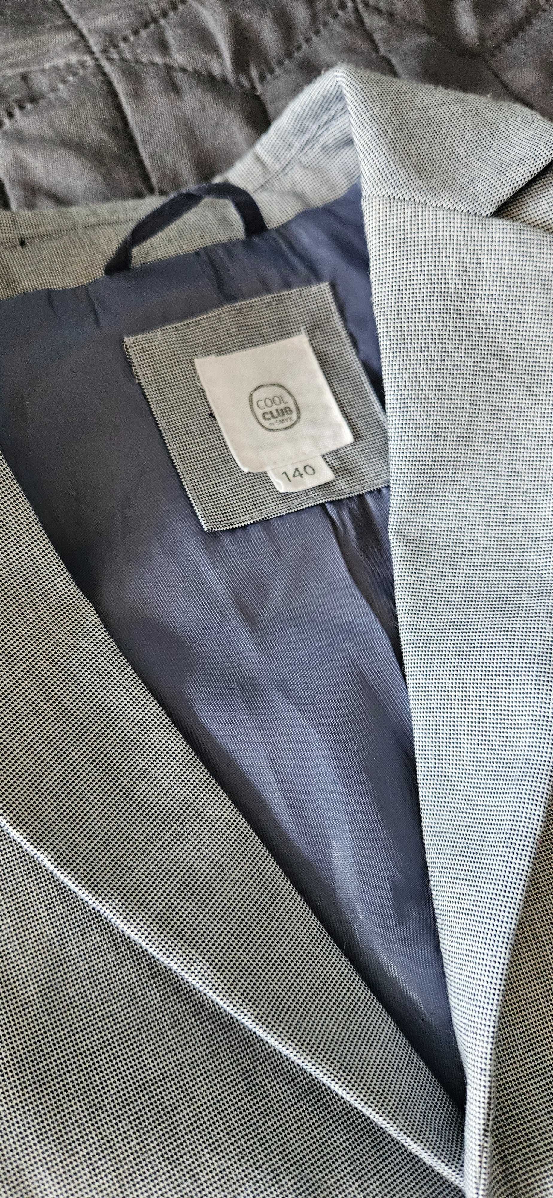Marynarka i spodnie 140 smyk/h&m