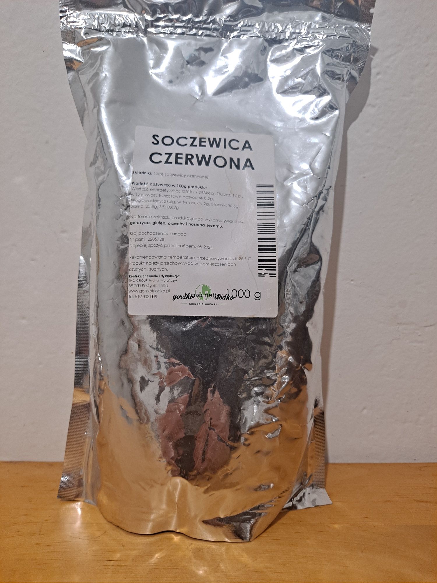 Soczewica czerwona 1 kg