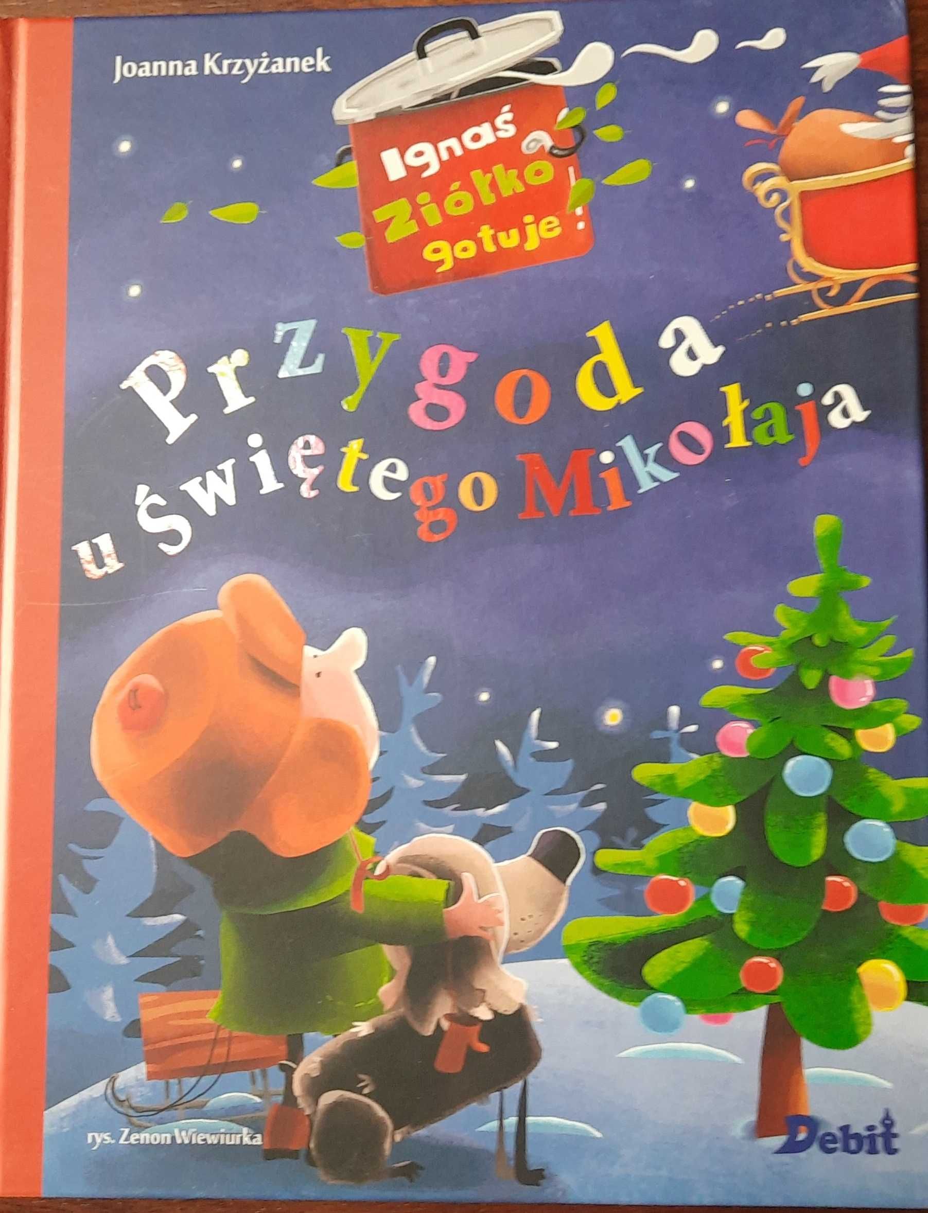 książka dla dzieci "Ignaś Ziółko gotuje - przygoda Świętego Mikołaja"