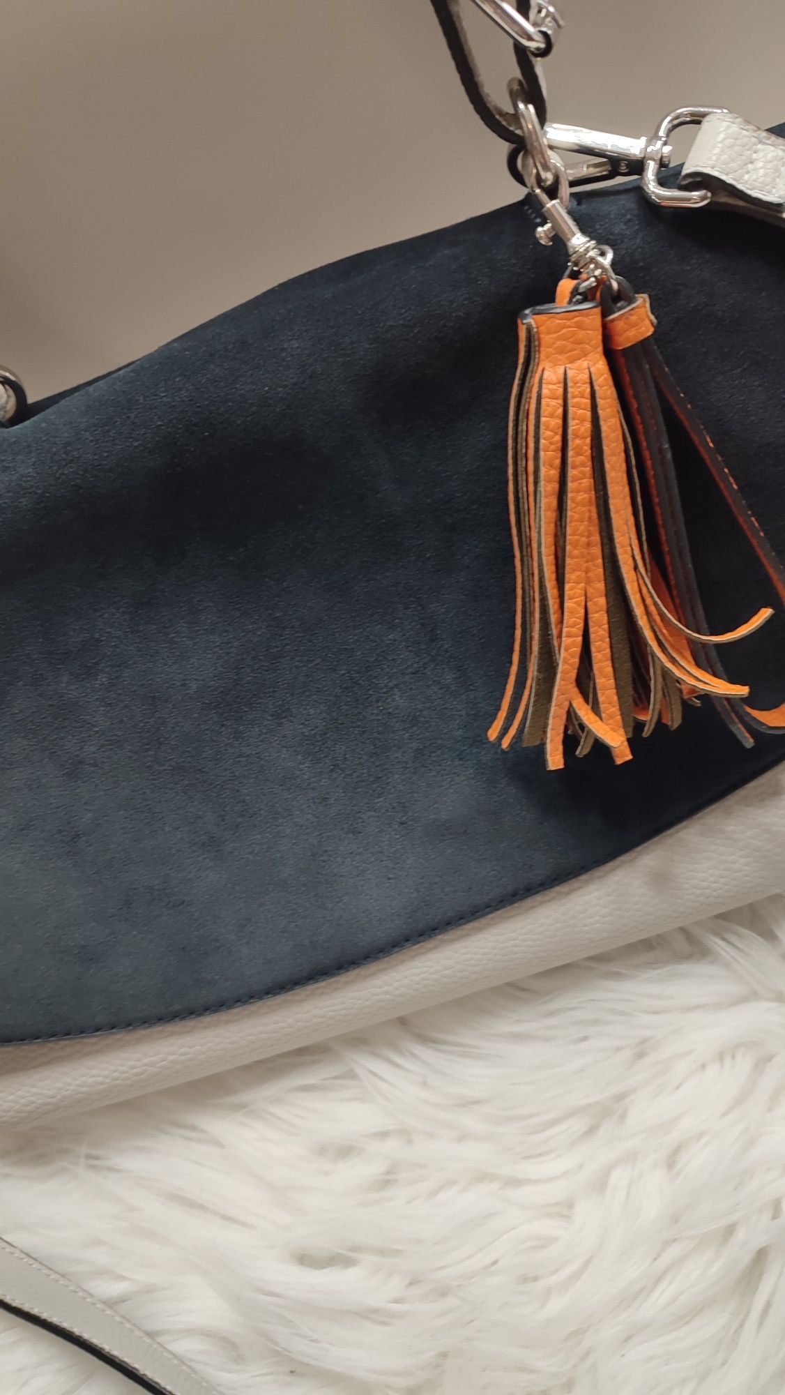 Трендовая  сумка через плечо шоппер хобо багет zara зара