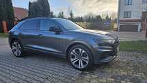 Audi Q8 Audi Q8 2022r SLINE B&O pneumatyka hak radary masaż wentylowane fotele