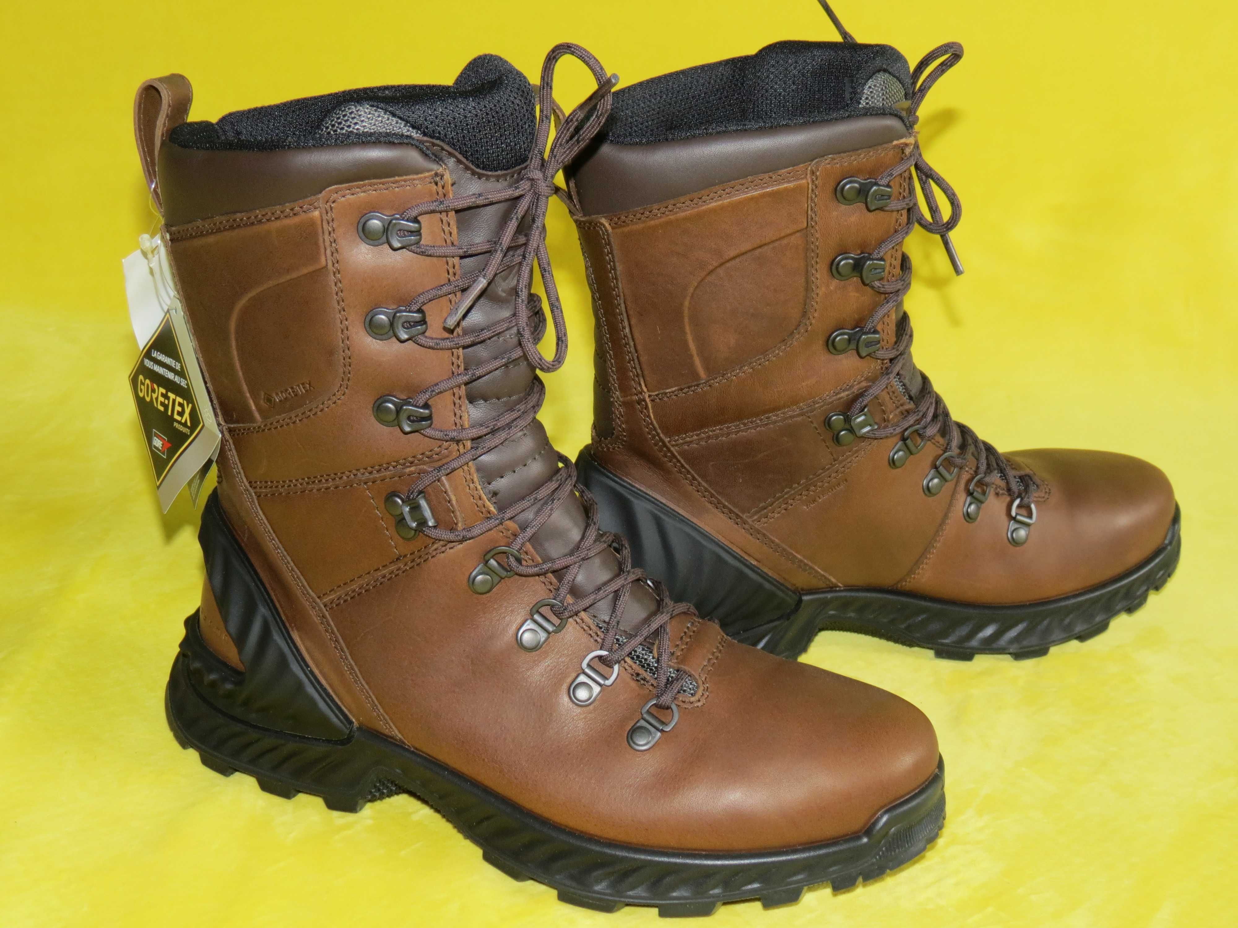 ECCO Exohike High Boots Gore-tex buty trekkingowe męskie skóra jaka 41