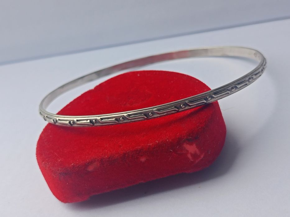 Bransoletka srebrna " Rytosztuka" okrągła SREBRO