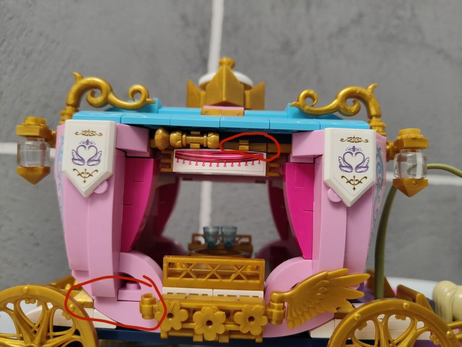 Klocki Bajkowy Świat Elefun 2614 Królewska Karoca, Enli ala Lego