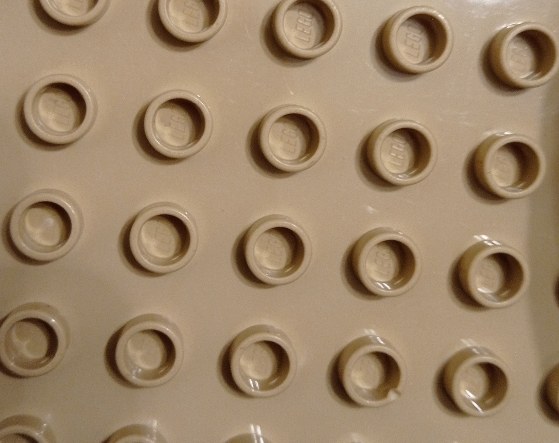 LEGO Duplo oryginalna beżowa płytka konstrukcyjna 8x8