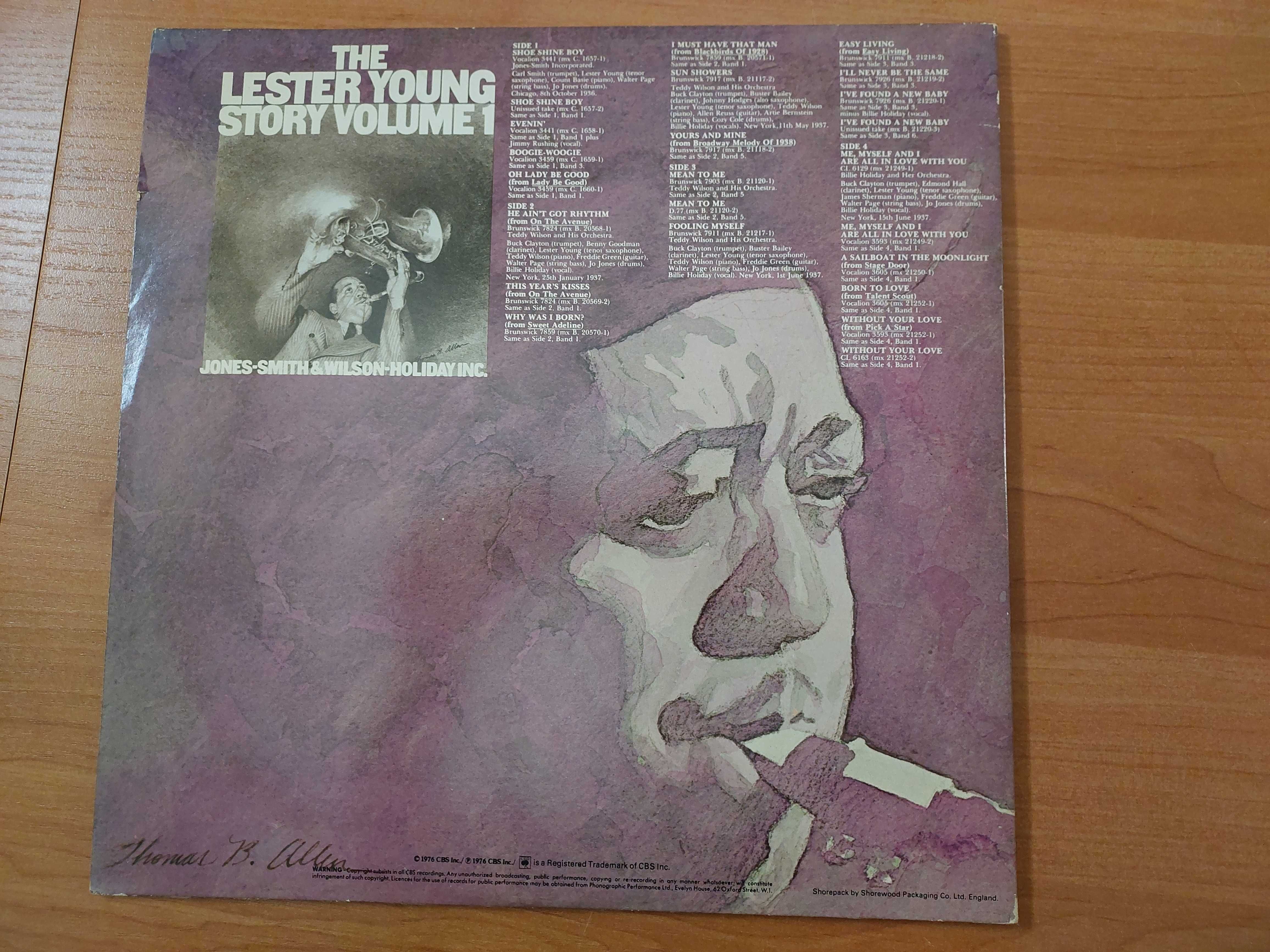 Płyta winylowa The Lester Young Story volume 1