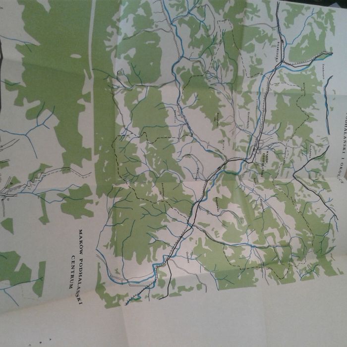 Maków Podhalański i okolice książka z dołączoną rozkładaną mapą
