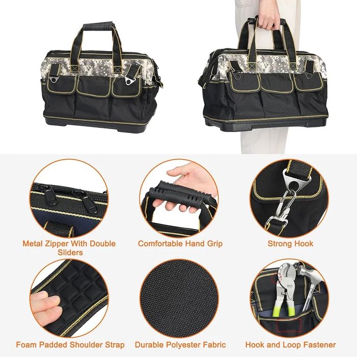 Torba na narzędzia Twardy spód Wytrzymała T13