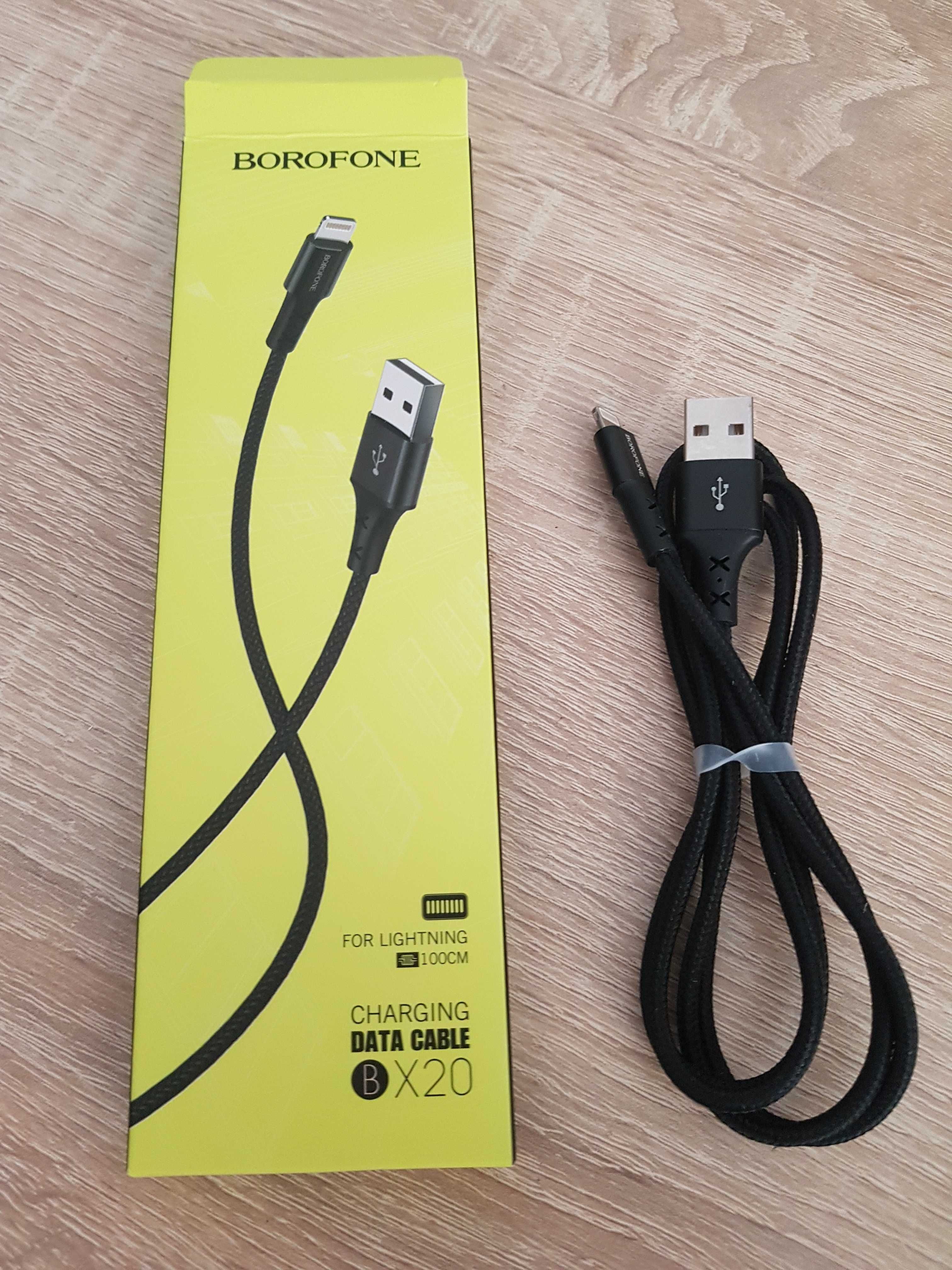 Kabel BX20 Enjoy - USB na Lightning - 2A 1 metr czarny