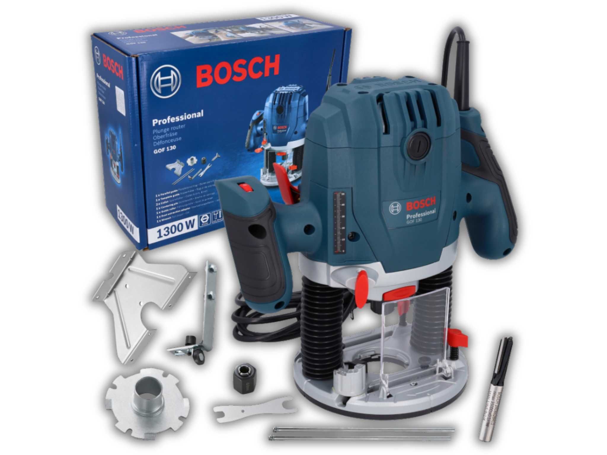 FREZARKA Górnowrzecionowa 1300W Bosch Wycinarka Zestaw XXL - WYPRZEDAŻ