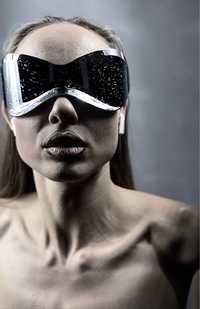 Очки защитные маска зеркальные стиль Balenciaga
