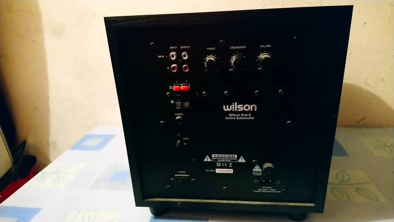 Subwoofer aktywny Wilson SUB 8