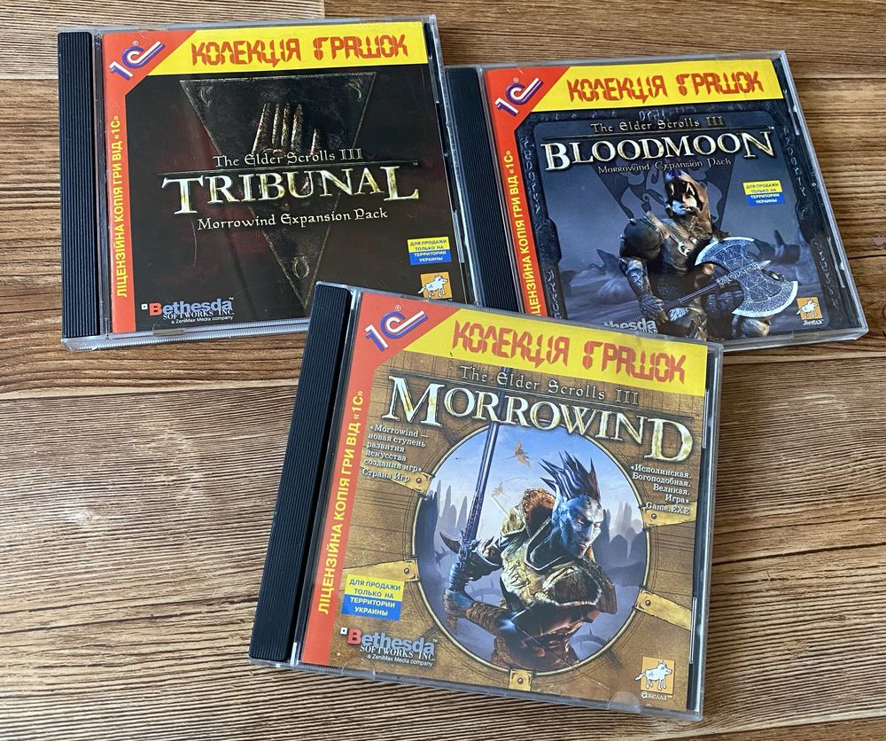 Ігри PC(ПК):Казаки, WarCraft, Fable, Diablo, Morrowind, Герои, Icewind