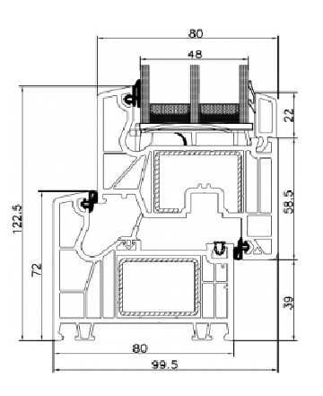 Okna Okno PCV 1465 x 1435 3 szybowe U=0.83 Czyste powietrze Od ręki