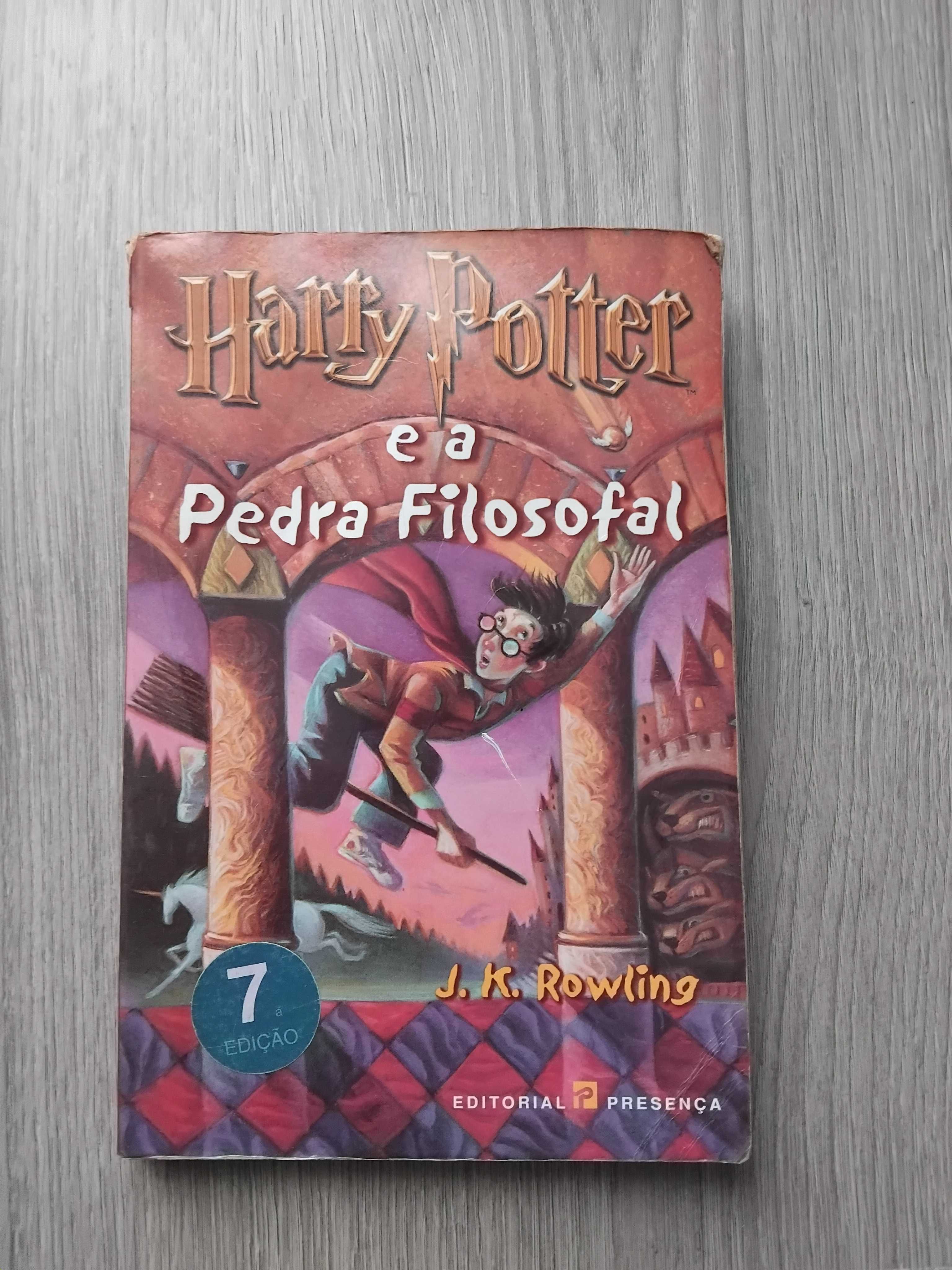 Livro Harry Potter e a Pedra Filosofal 7ª Edição