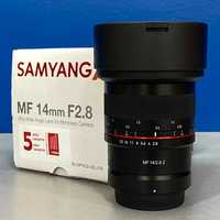 Samyang MF 14mm f/2.8 (Nikon Z) - 3 ANOS DE GARANTIA