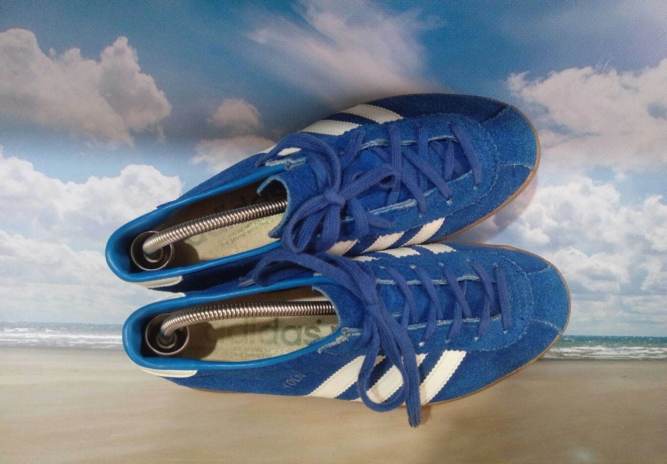 Оригінал Adidas Koln 23.5 см. вінтажні шкіряні замшеві кросівки