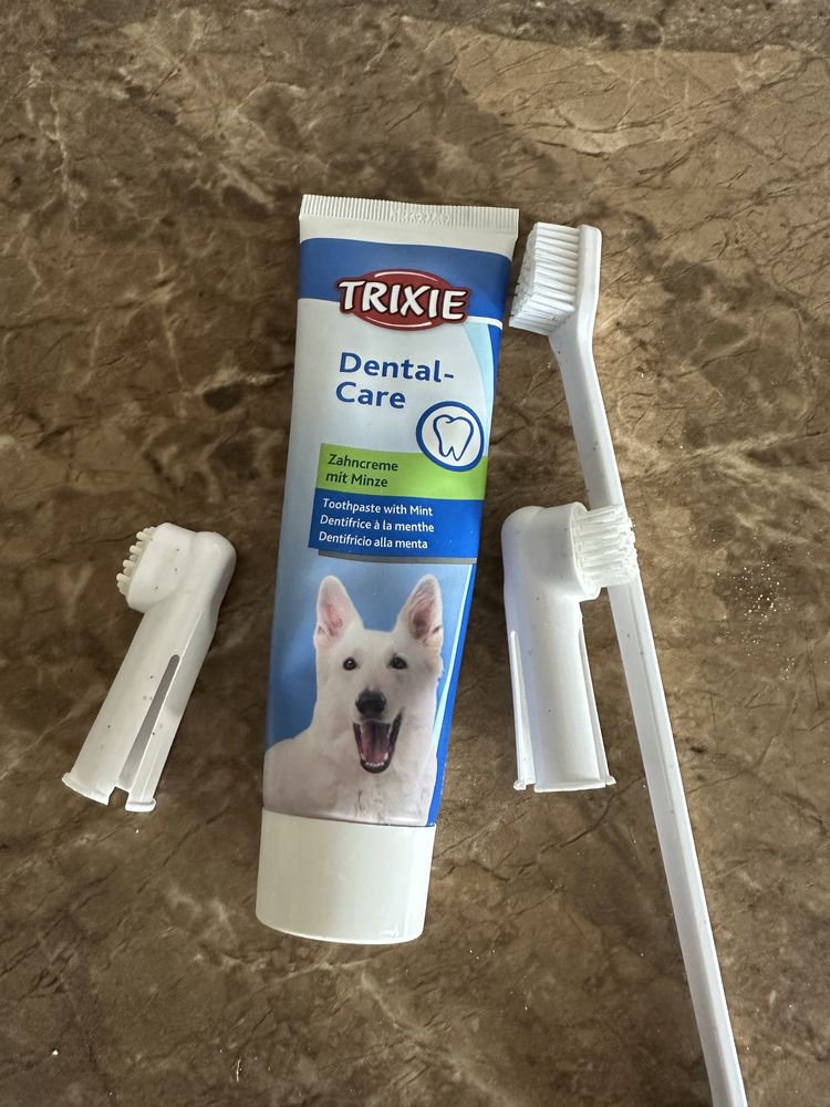 Зубная паста Trixie и щетки для собак