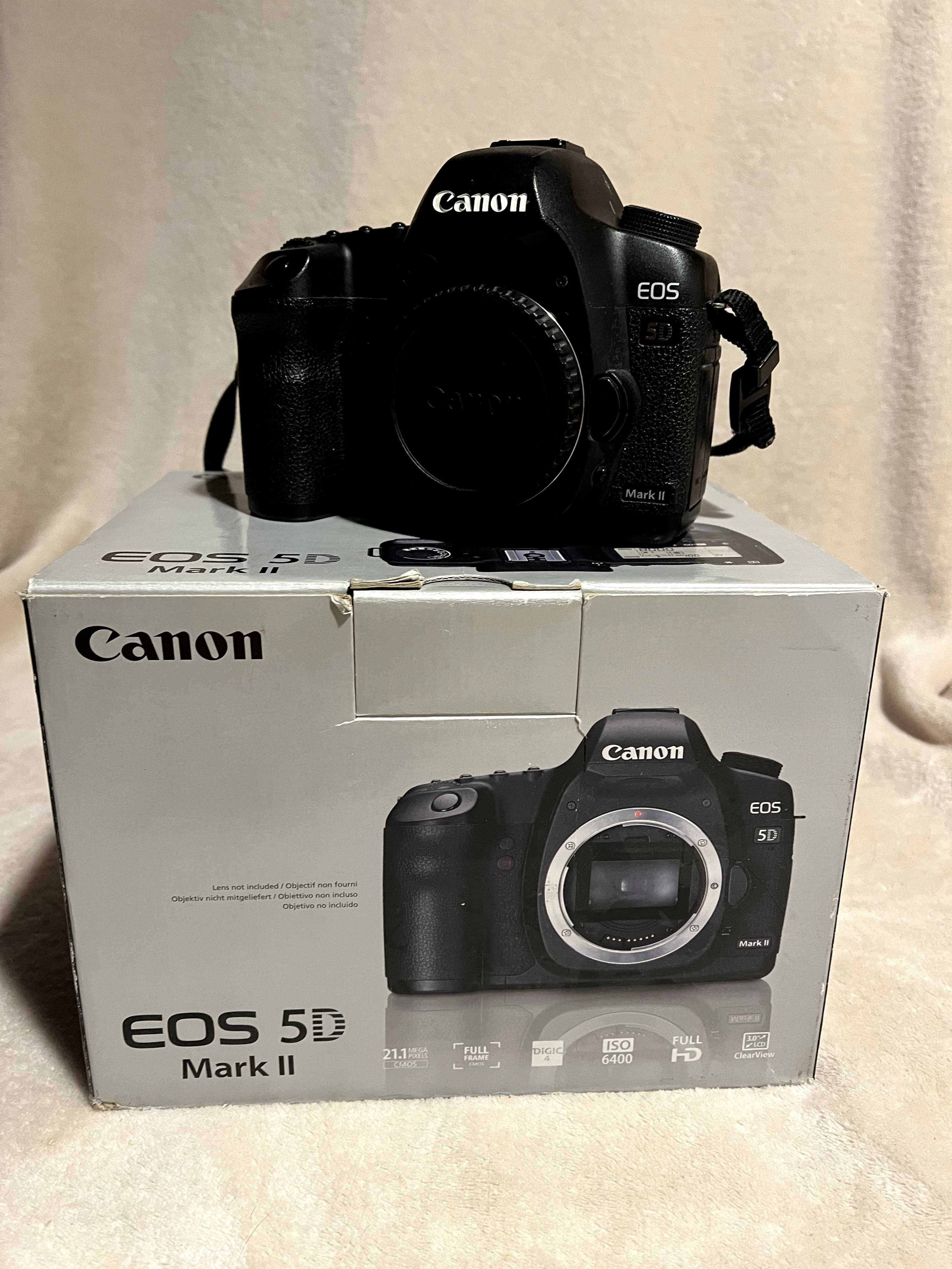 Canon 5D Mark II + grip + 2 baterie + pamięć 32GB