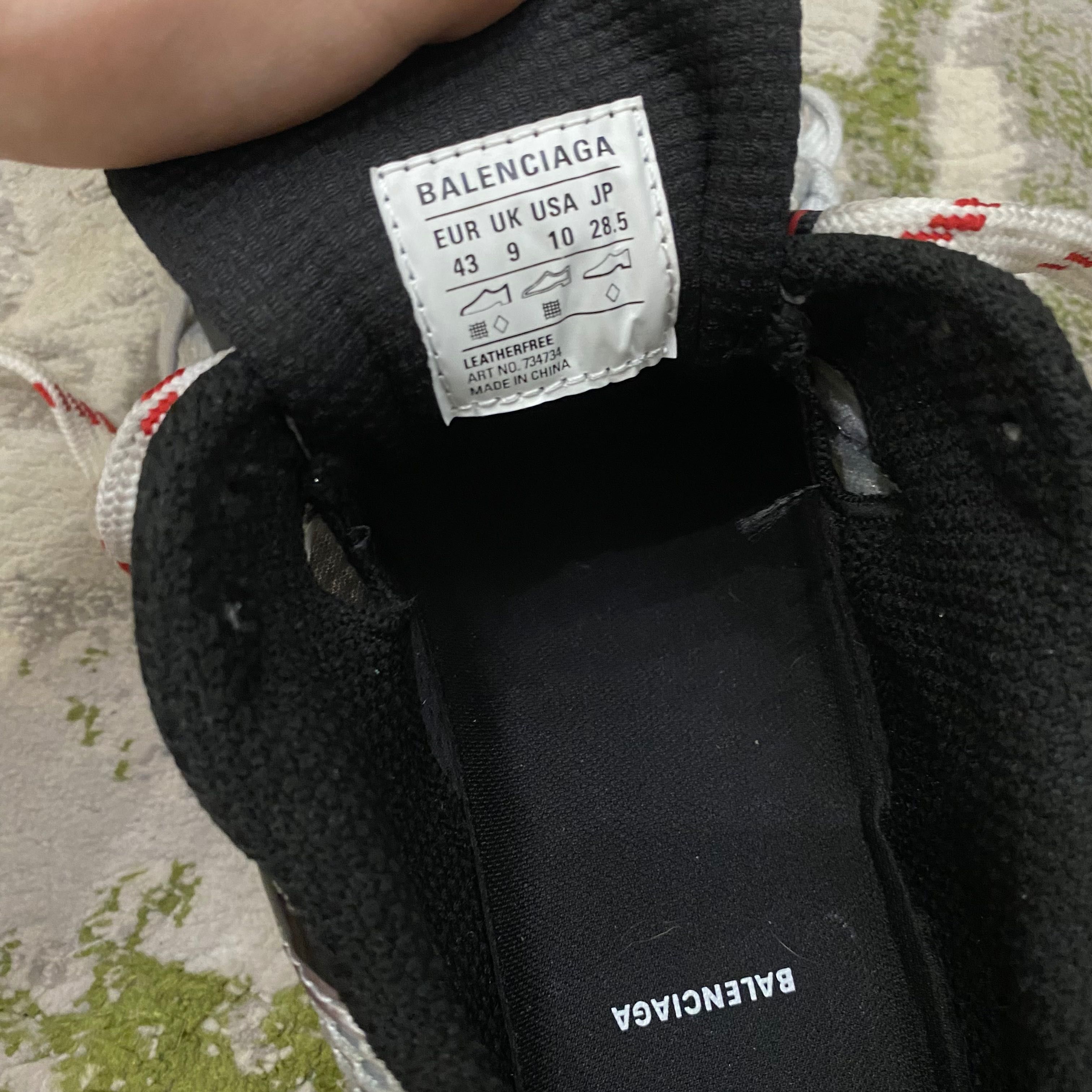 Balenciaga 3XL Grey Silver Black