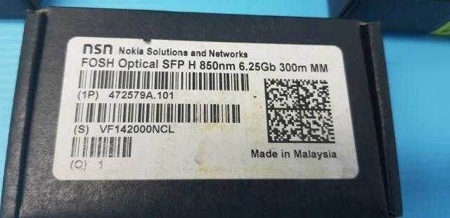 Оптичний модуль Nokia Fosh Optical SFP H 850nm 6g 300m Mm