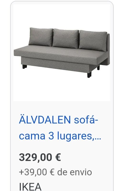 Sofá-cama Avdalen