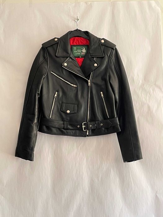 Casaco Biker | 100% pele genuína | Modelo Clássico.