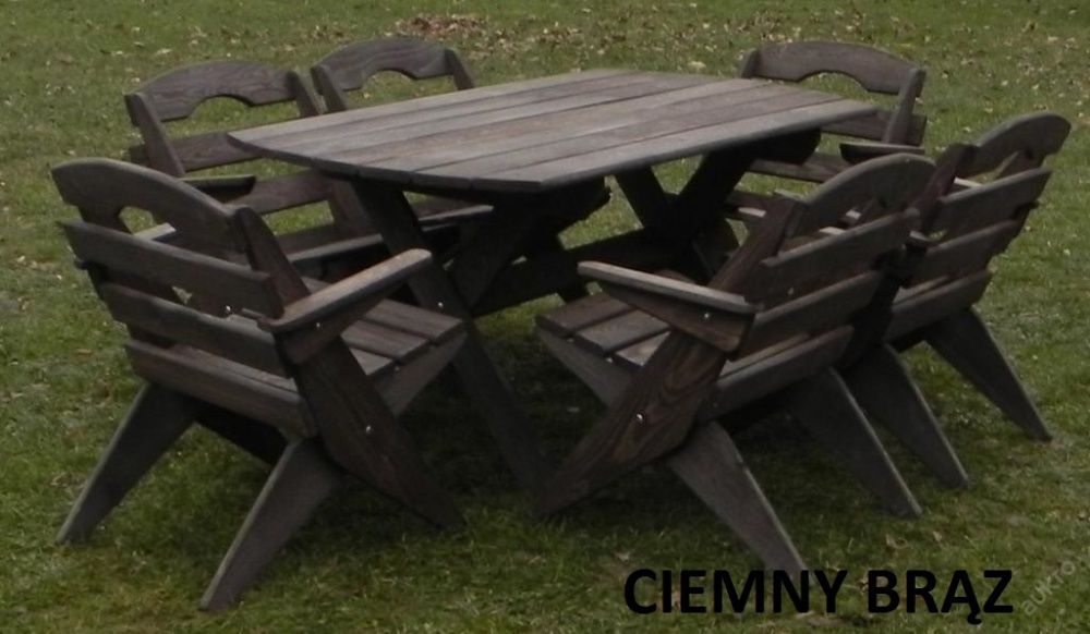 Meble ogrodowe drewniane składane .Super cena .Różne kolory.