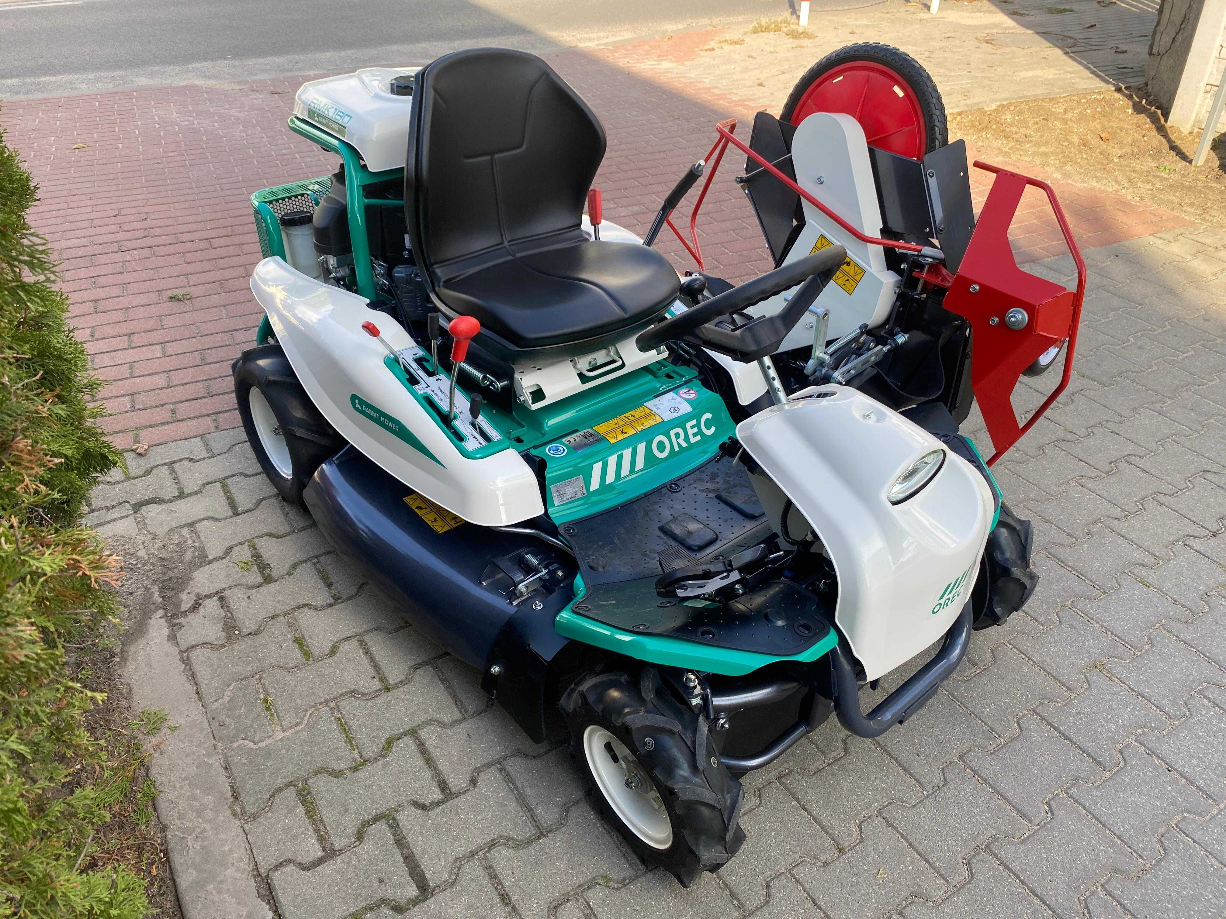 Kosiarka, traktorek, karczownica OREC RMK 180 z bocznym kosiskiem