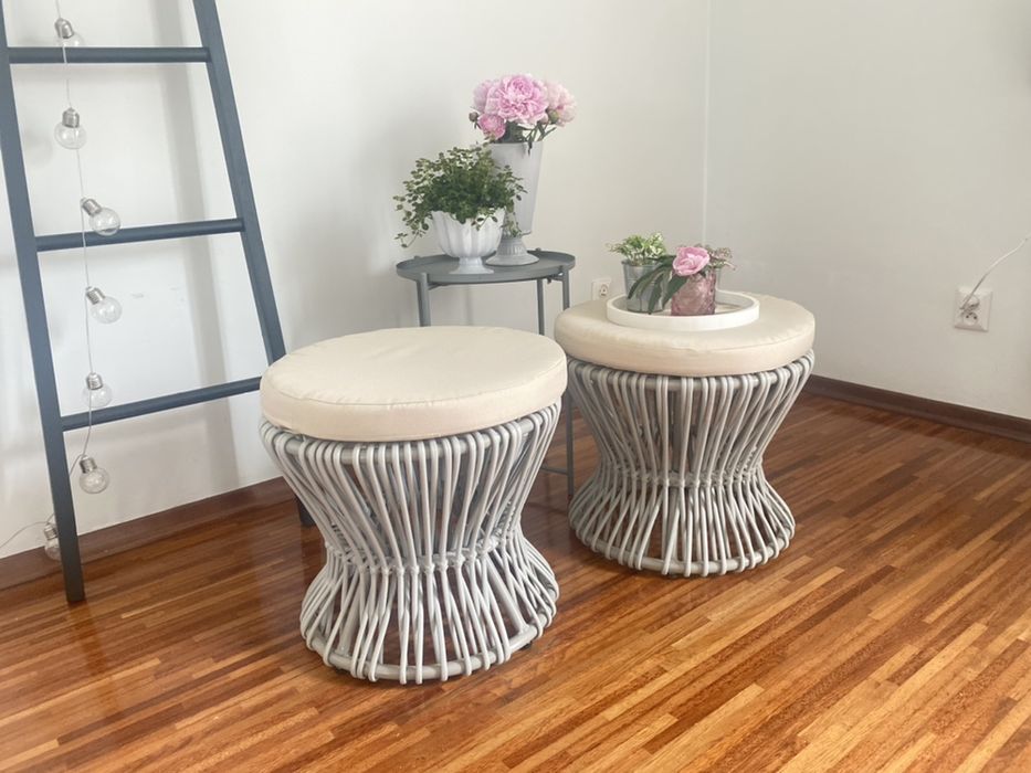 Meble ogrodowe, na taras, do salonu, puf, siedzisko