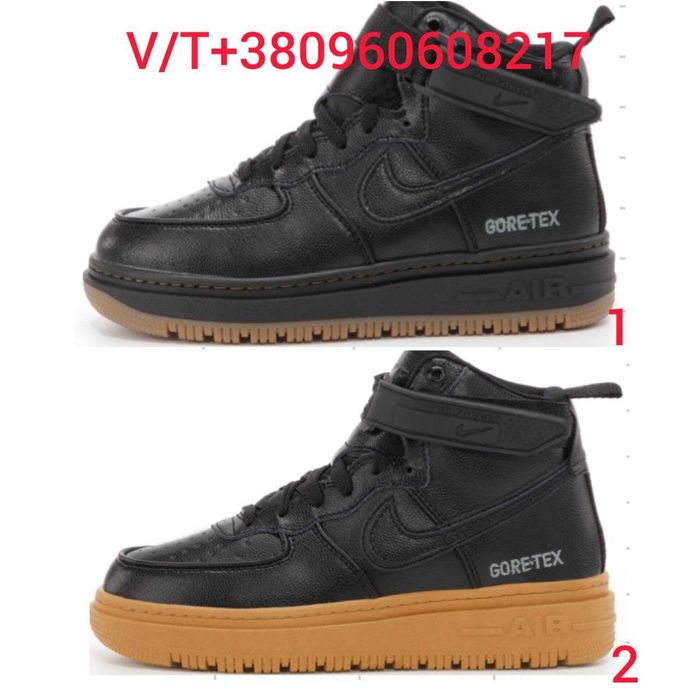 Зимові Чоловічі Кросівки Nike Air Force 1 Luxe Gore-Tex 41-45( Хутро)