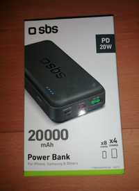PowerBank sbs 2000 mah 2 usb