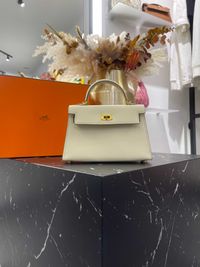 Сумка Hermès Mini Kelly 20 Epsom Bag Craie