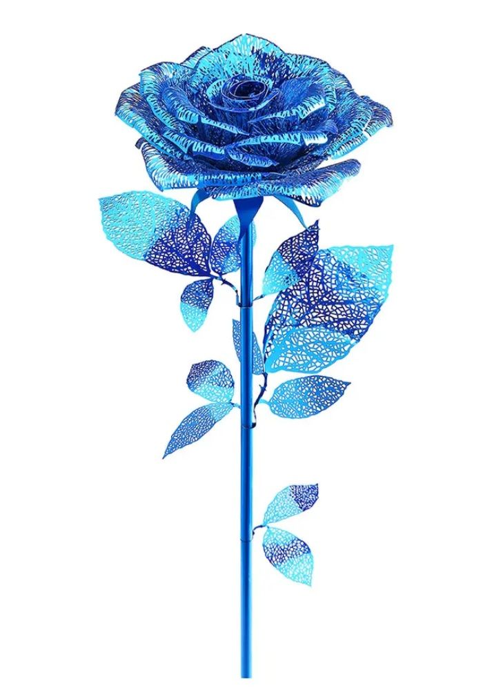 Конструктор металлический 3D пазл Синяя Роза "Blue Rose"