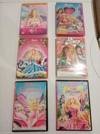 Coleção 6 DVD's da Barbie - NOVOS!