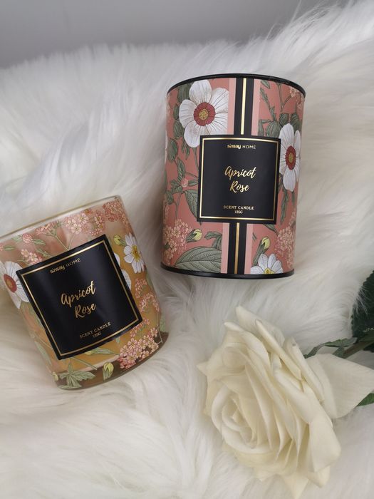 Świeca zapachowa Apricot Rose świeczka Morela i Róża nowa Sinsay