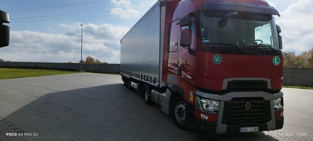 2017r RENAULT TRUCK T 480 LOW DECK KRONE 2017r Serwis 1 Właściciel