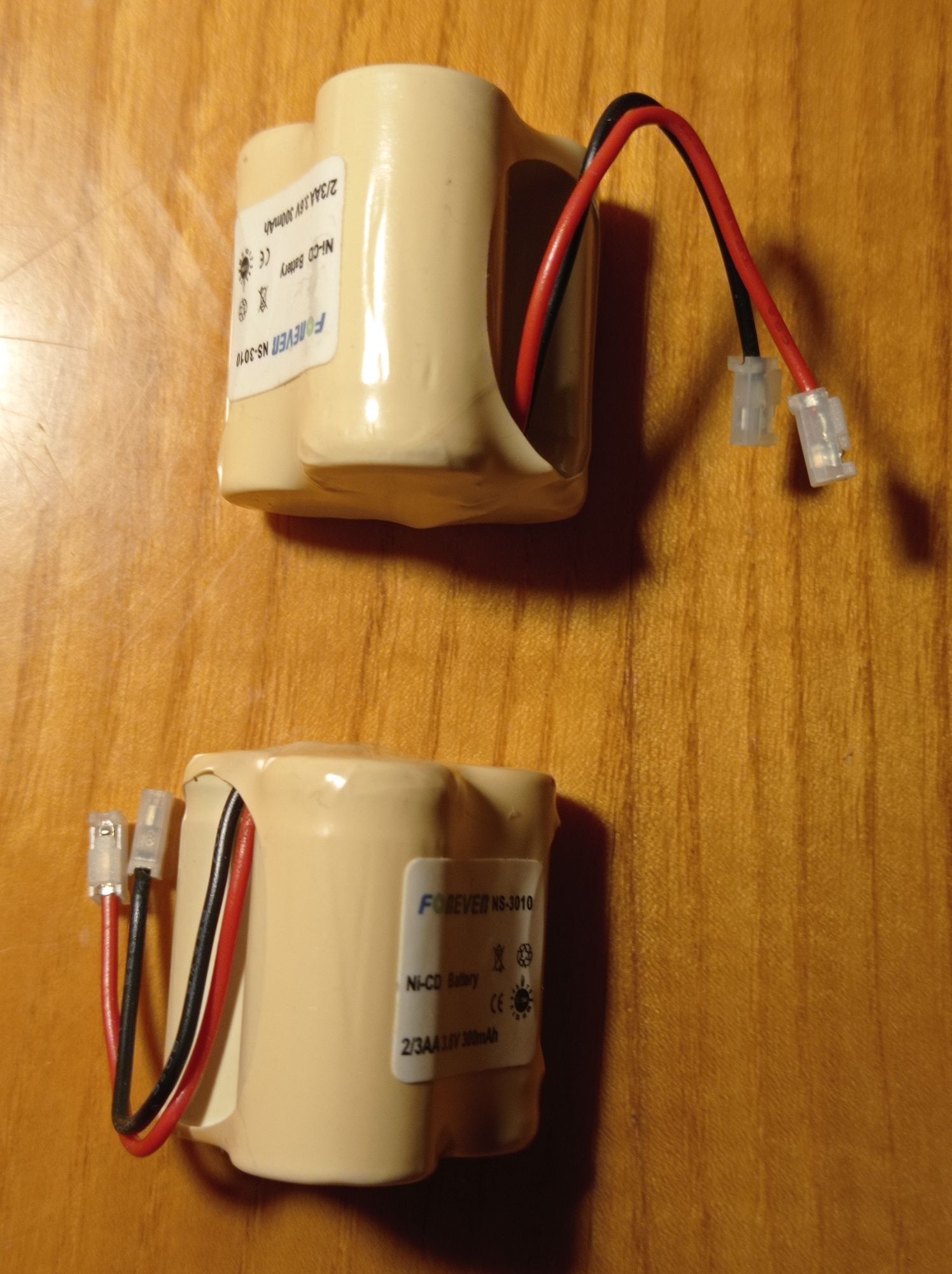 Akumulator NiCd 3,6V/300mAh