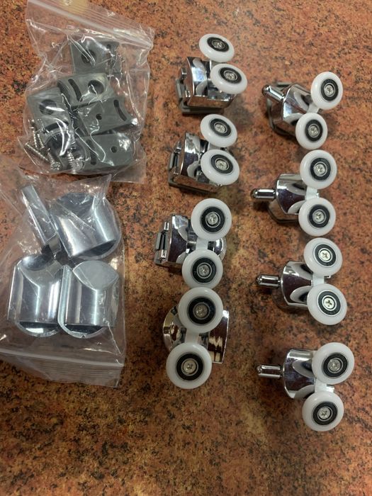 Комплект роликів /8шт/до душовоі 23мм25мм