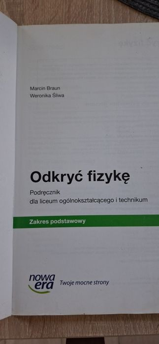 Odkryć fizykę klasa 1